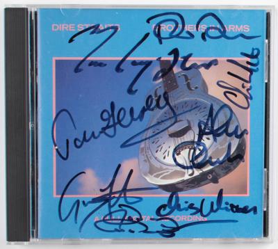 Lot #4569 Dire Straits Signed CD