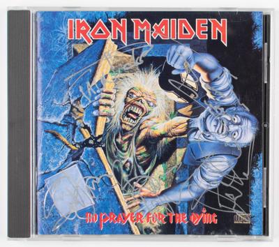 Lot #4577 Iron Maiden Signed CD