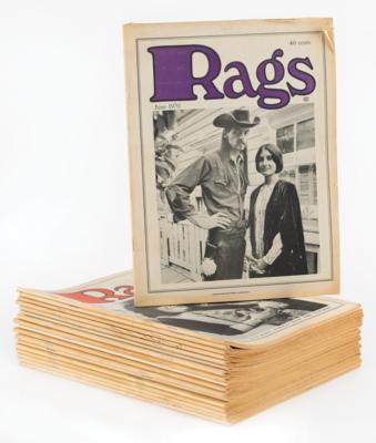 Lot #4434 Rags Magazine: 1970-71 Complete Run