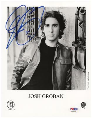 Lot #4629 Josh Groban Signed Photograph - Image 1
