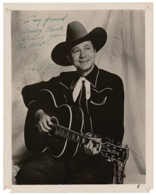 Lot #4268 Tex Ritter Signed Photograph