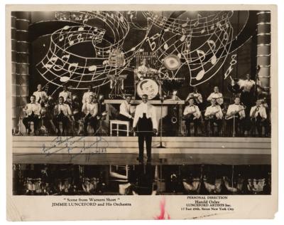 Lot #4214 Jimmie Lunceford Signed Photograph