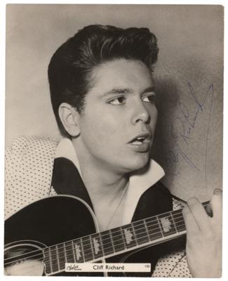 Lot #4312 Cliff Richard Signed Photograph