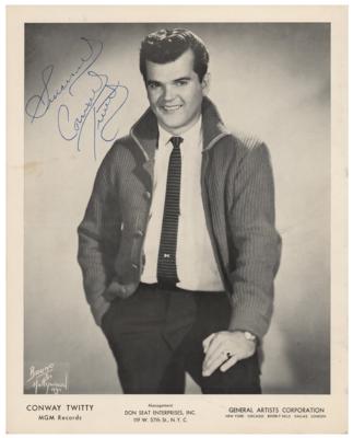 Lot #4271 Conway Twitty Signed Photograph