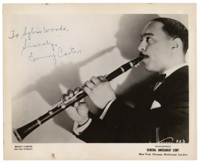 Lot #4180 Benny Carter Signed Photograph - Image 1