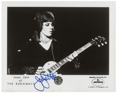 Lot #4413 Joan Jett Signed Photograph