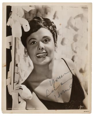 Lot #4207 Lena Horne Signed Photograph