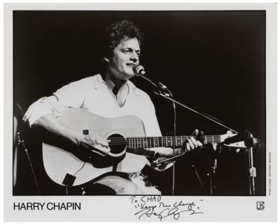 Lot #4373 Harry Chapin Signed Photograph - Image 1