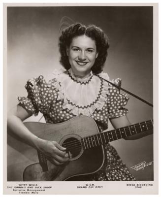 Lot #4272 Kitty Wells Signed Photograph