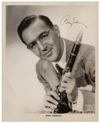 Lot #4197 Benny Goodman Signed Photograph - Image 1