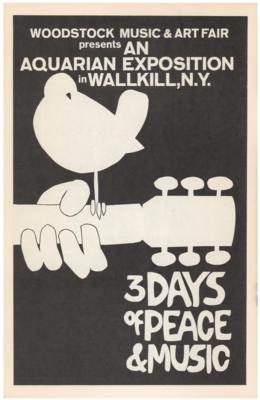 Lot #4323 Woodstock: Procol Harum and Byrds 1969 Rare Fillmore East Program - Image 1