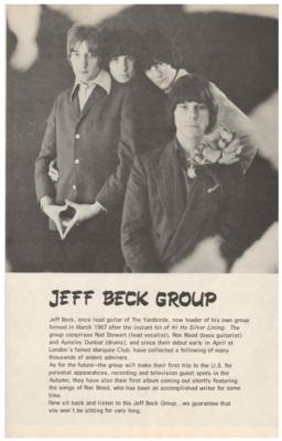 Lot #4276 Cream, Jeff Beck, Mick Taylor 1967 Saville Theatre Program - Image 2