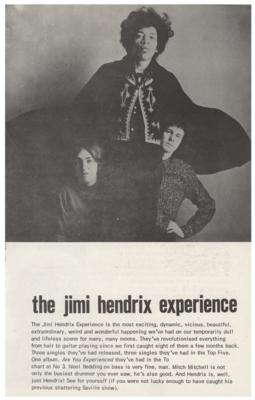Lot #4082 Jimi Hendrix Experience June 1967 Saville Theatre Program - Image 2
