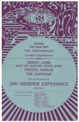 Lot #4082 Jimi Hendrix Experience June 1967 Saville Theatre Program - Image 3