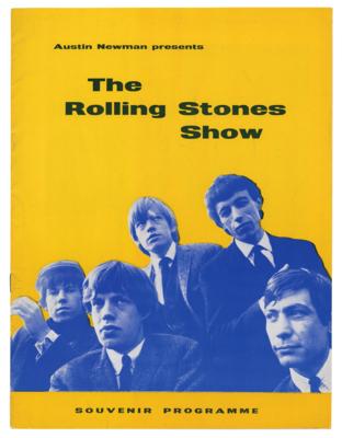 Lot #4103 Rolling Stones 1964 UK Tour Program with Rare Photo Insert - Image 1