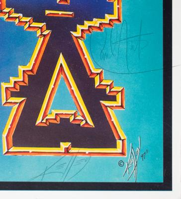 Lot #4343 Carlos Santana and Alton Kelley Signed Limited Edition Poster - Image 2