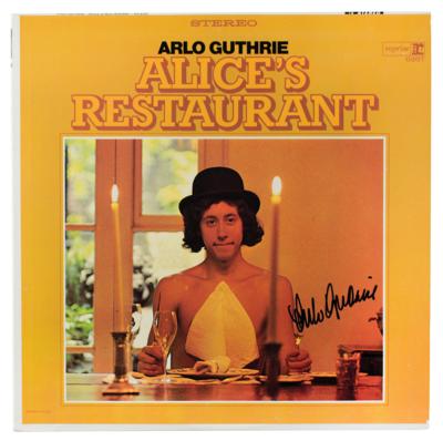 Lot #4408 Arlo Guthrie Signed Album - Image 1