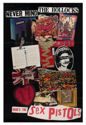Lot #4521 Sex Pistols 1977 'Never Mind the Bollocks' Poster - Image 1