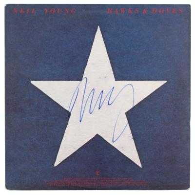 Lot #4457 Neil Young Signed Album