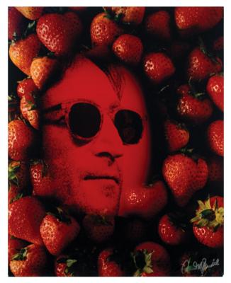 Lot #4017 John Lennon Photograph Signed by David M. Spindel - Image 1