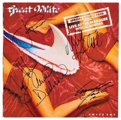 Lot #4572 Great White Signed Album - Image 1