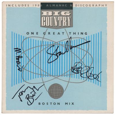 Lot #4560 Big Country Signed Album - Image 1