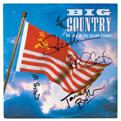 Lot #4561 Big Country Signed Album - Image 1