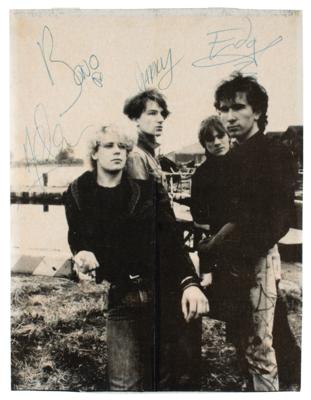 Lot #4594 U2 Signed Photograph
