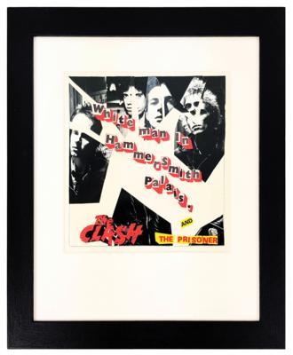Lot #4520 The Clash Concept Artwork for '(White Man) In Hammersmith Palais'
