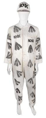 Lot #4326 AC/DC Signed Cap and Boiler Suit for the 'Are You Ready' Music Video - Image 1