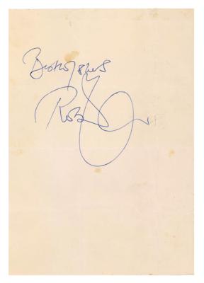 Lot #4145 Robert Plant Signature