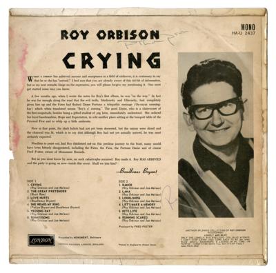 Lot #4308 Roy Orbison Signed Album - Image 1
