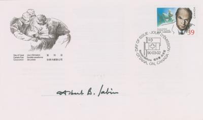 Lot #373 Jonas Salk and Albert Sabin Signed First Day Covers - Image 2