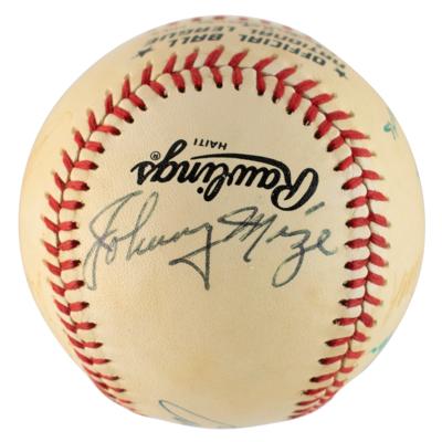 Lot #941 Baseball Hall of Famers (8) Signed Baseball - Image 2