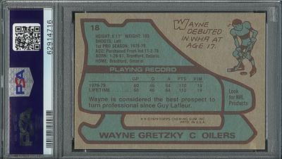 Lot #915 1979 Topps #18 Wayne Gretzky RC PSA EX 5 - Image 2