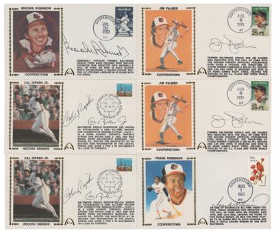 Lot #934 Baltimore Orioles (6) Signed Covers