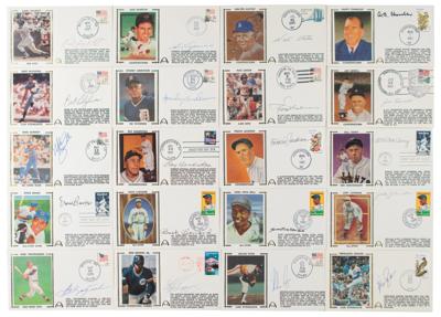Lot #937 Baseball Hall of Famers (20) Signed Covers