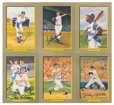 Lot #936 Baseball Hall of Fame Perez-Steele 'Great Moments' Card Sets with (66) Signed