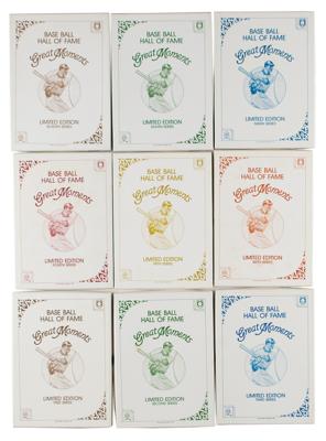 Lot #936 Baseball Hall of Fame Perez-Steele 'Great Moments' Card Sets with (66) Signed - Image 3