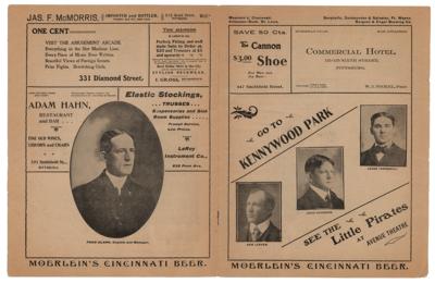 Lot #995 Pittsburgh Pirates: 1902 Program with Honus Wagner - Image 3