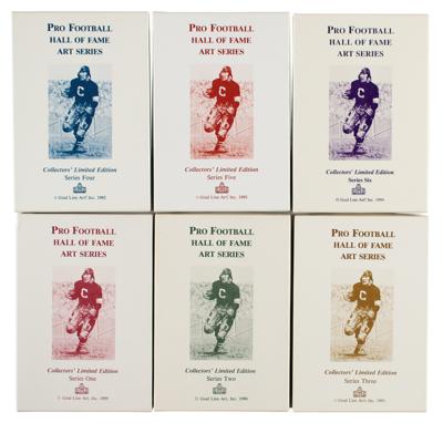 Lot #962 Football Hall of Fame Lot of (114) Signed Goal Line Art Cards - Image 2