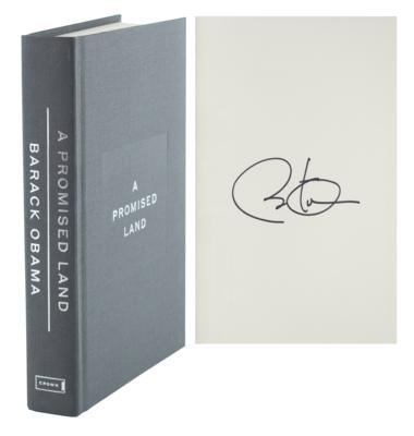 Lot #75 Barack Obama Signed Book