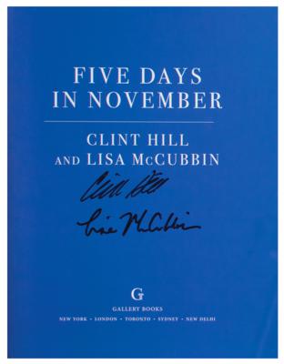 Lot #288 Kennedy Assassination: Clint Hill Signed Book - Image 2