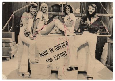 Lot #890 ABBA Signed Photograph
