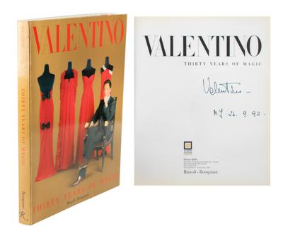 Lot #676 Valentino Signed Book