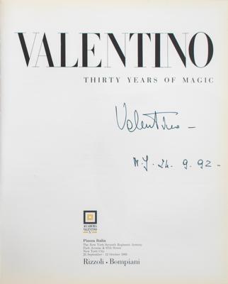 Lot #676 Valentino Signed Book - Image 2