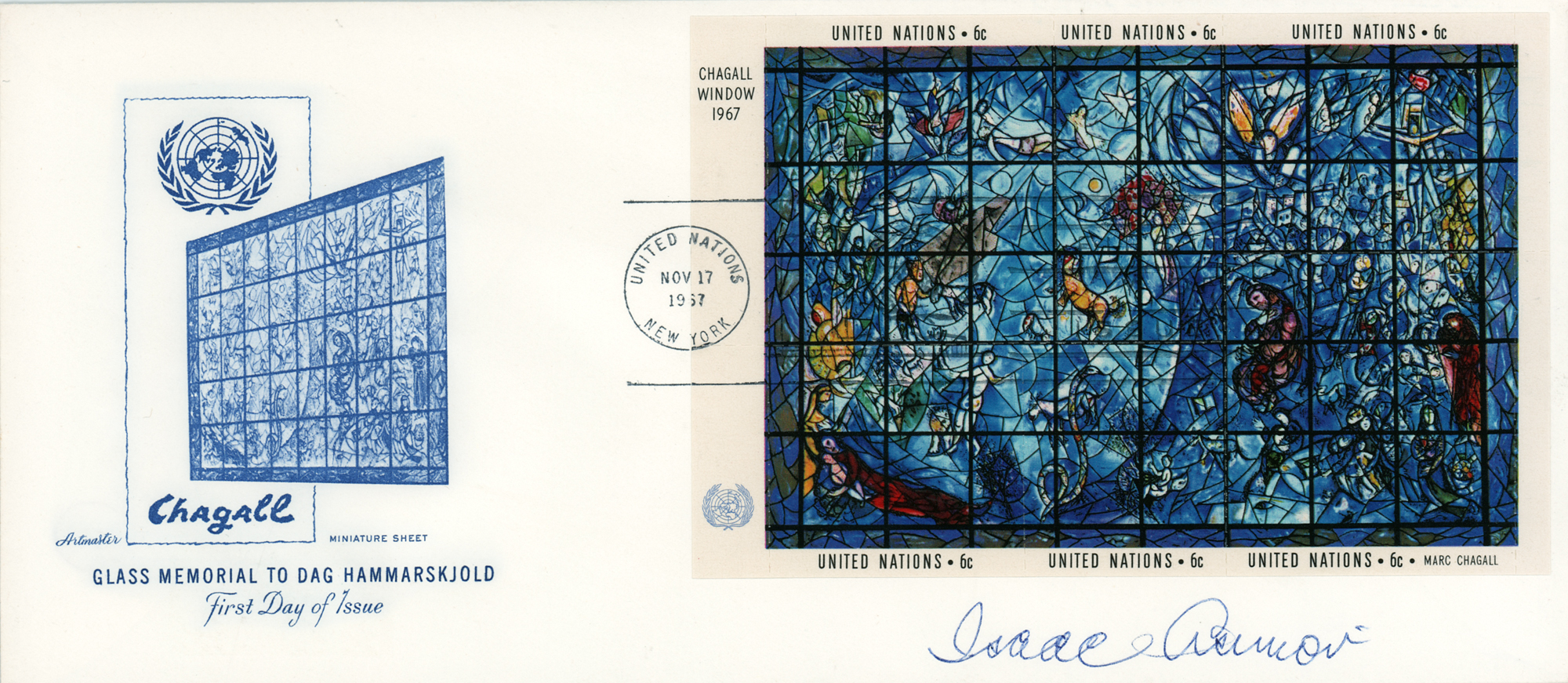 Lot #706 Isaac Asimov Signed First Day Cover