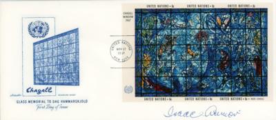 Lot #706 Isaac Asimov Signed First Day Cover