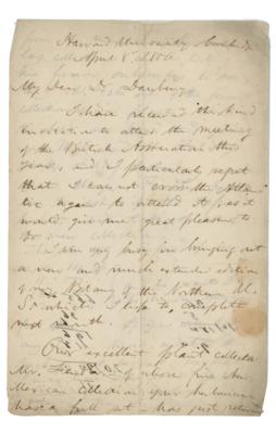 Lot #257 Asa Gray (2) Autograph Letters Signed - Image 1