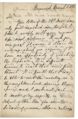 Lot #303 Austen Henry Layard Autograph Letter Signed
